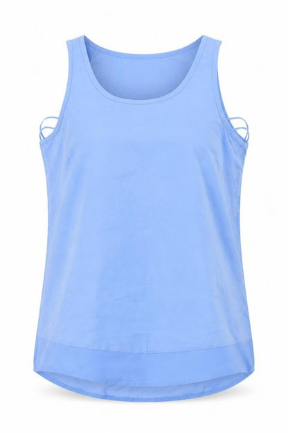 Womens UK Size 6 Atmosphere Blue Basic Tank