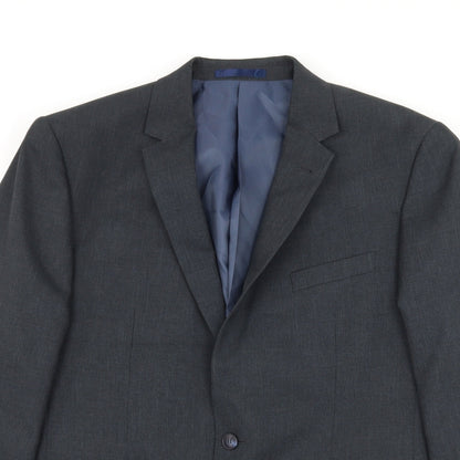Mens UK Size L Taylor & Wright Regular Blue Suit Jacket