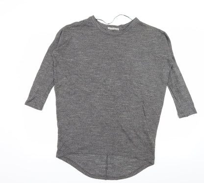 Additional front view of Atmosphere women’s grey knit jumper, size UK 6