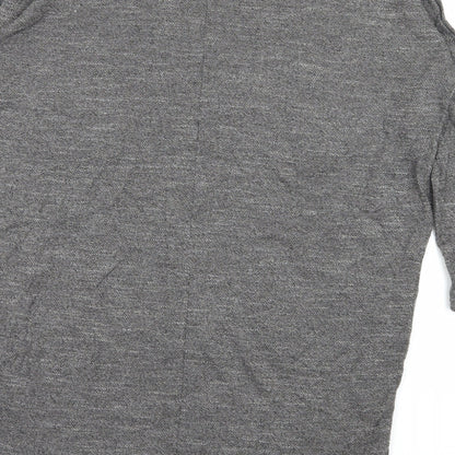 Brand and care label for Atmosphere women’s grey knit jumper, size UK 6