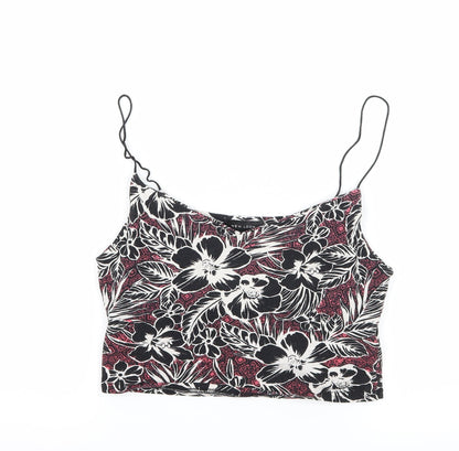 Womens UK Size 10 New Look Black Camisole Tank