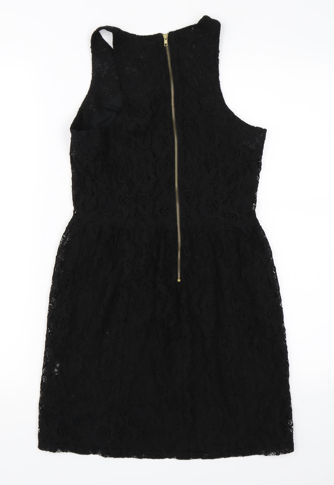 Glamourous Womens Black   Skater Dress  Size 8