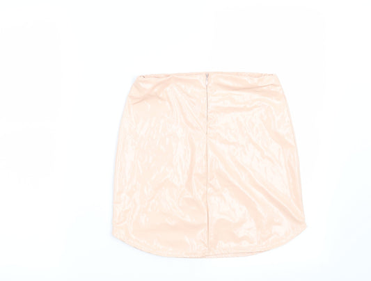 Missguided Womens Pink   Mini Skirt Size 8