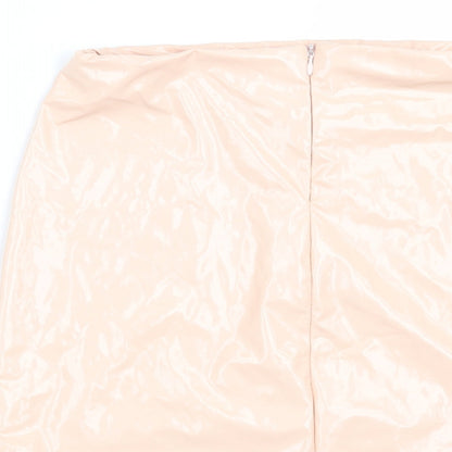 Missguided Womens Pink   Mini Skirt Size 8