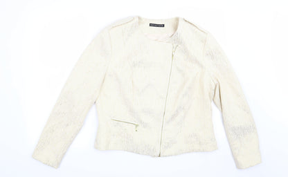 Womens UK Size 16 Definitions Beige Jacket