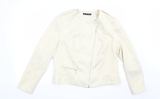 Womens UK Size 16 Definitions Beige Jacket