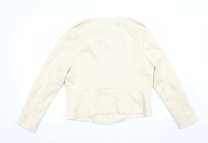 Womens UK Size 16 Definitions Beige Jacket