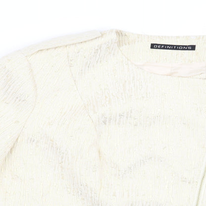Womens UK Size 16 Definitions Beige Jacket