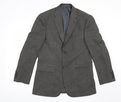 Mens UK Size 38 Greenwoods Regular Grey Suit Jacket