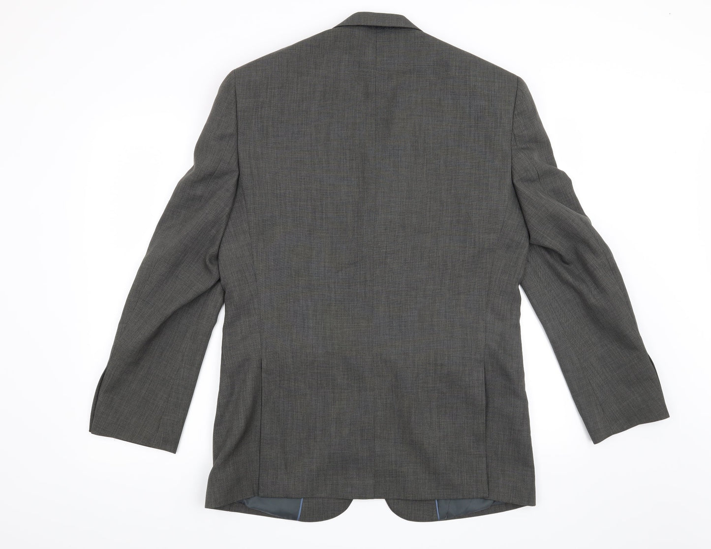 Mens UK Size 38 Greenwoods Regular Grey Suit Jacket