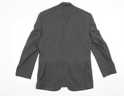Mens UK Size 38 Greenwoods Regular Grey Suit Jacket