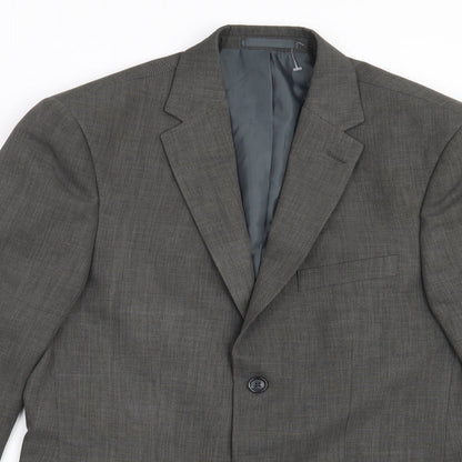 Mens UK Size 38 Greenwoods Regular Grey Suit Jacket