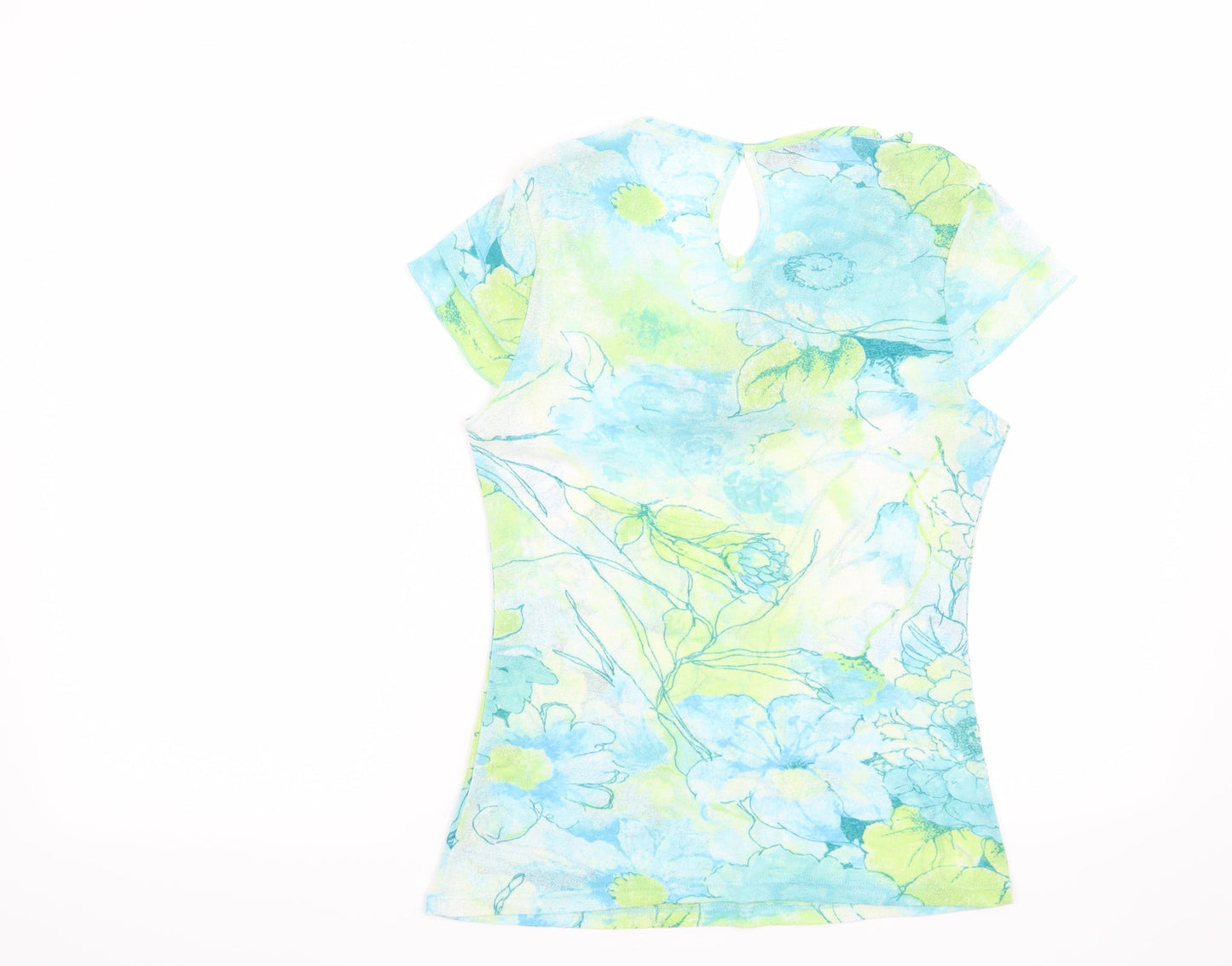Womens UK Size 12 Preworn Blue Basic Blouse