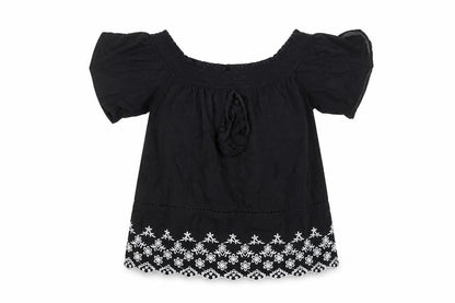 Womens UK Size 6 Primark Black Basic Blouse