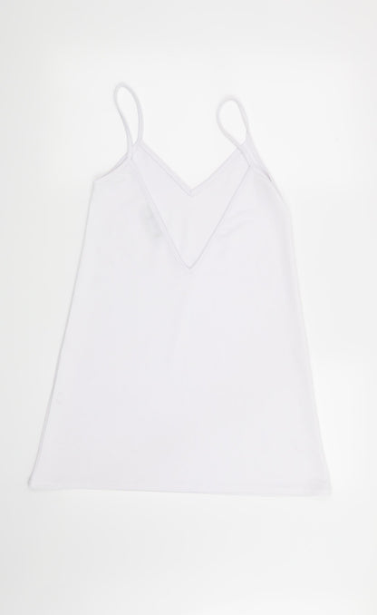 Pretty Little Thing Womens White   Skater Dress  Size 6