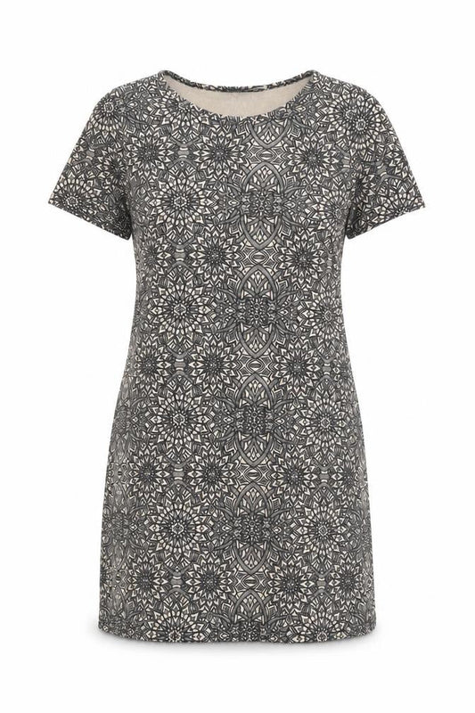 Boohoo Womens Black Geometric  Bodycon  Size 10