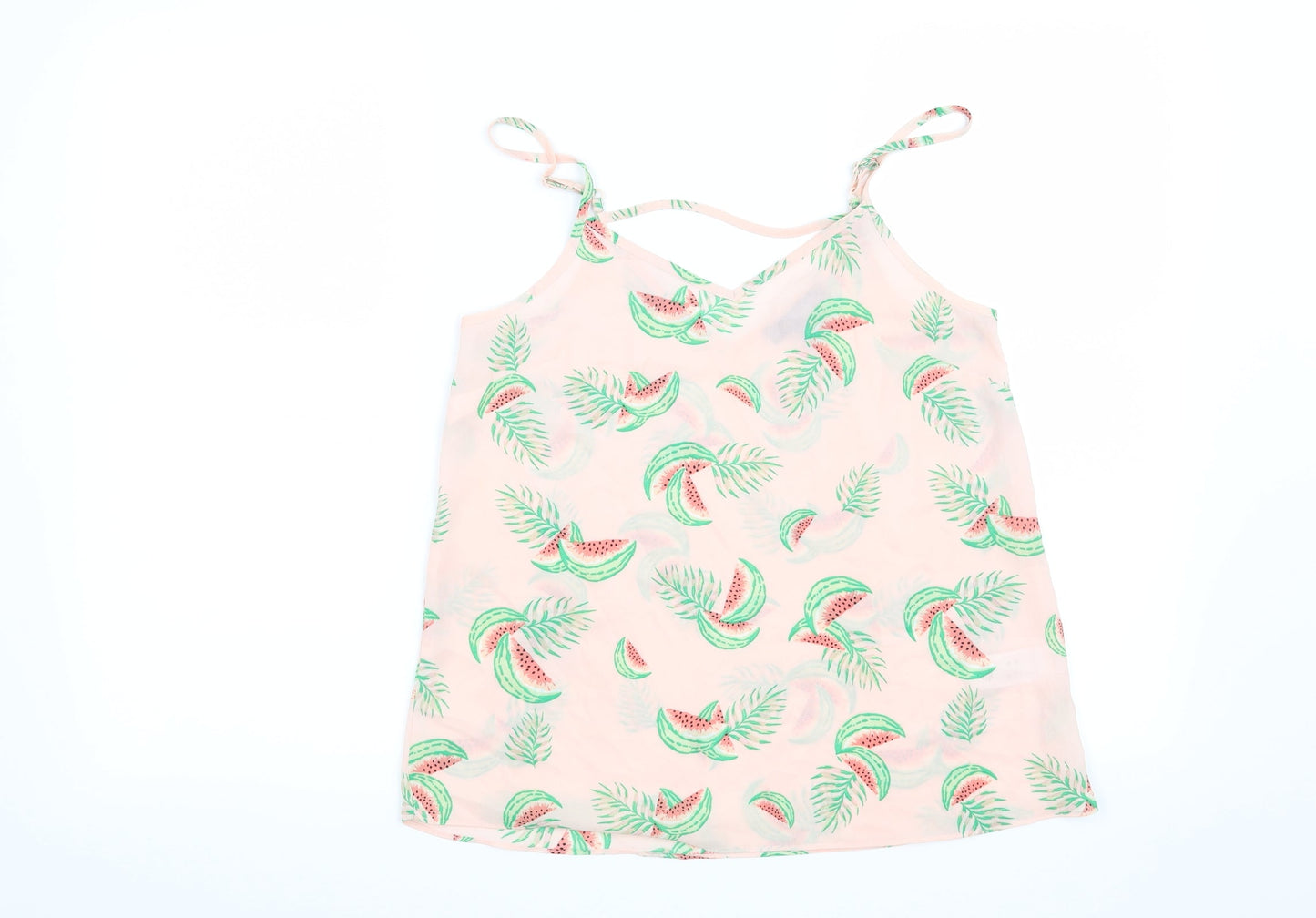 Primark Womens Pink   Basic Blouse Size 6  - Watermelon