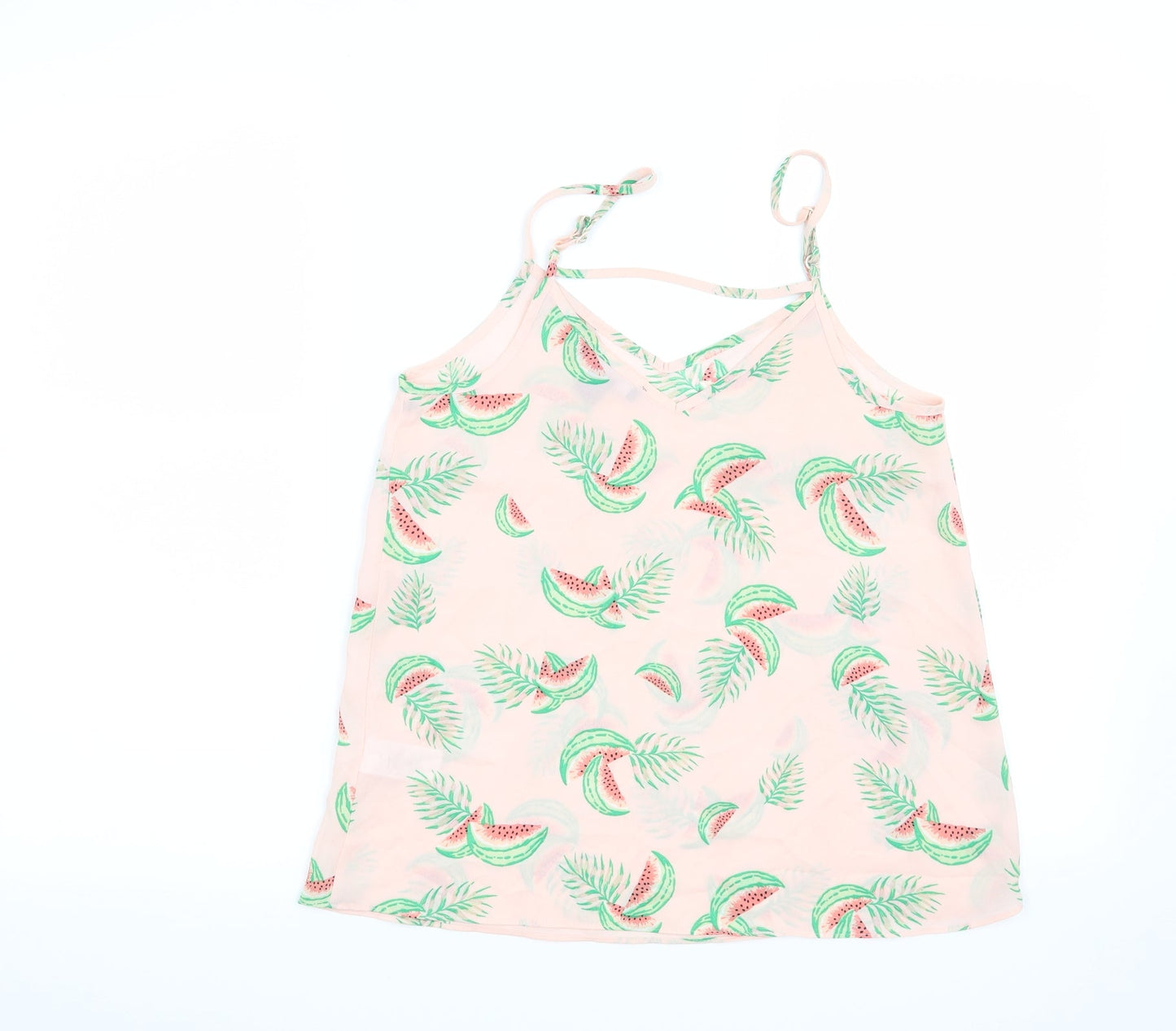 Primark Womens Pink   Basic Blouse Size 6  - Watermelon