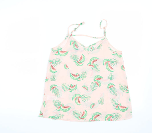 Primark Womens Pink   Basic Blouse Size 6  - Watermelon