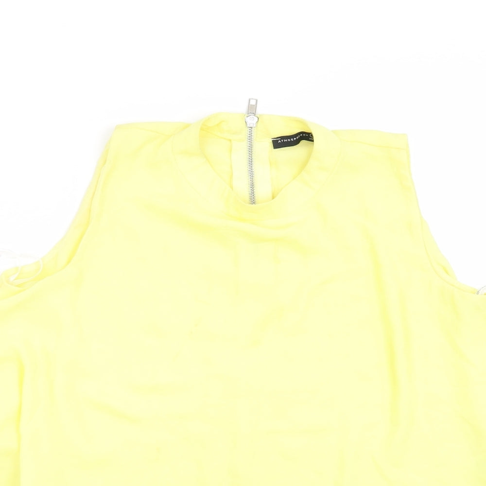 Atmosphere Womens Yellow    Blouse Size 6