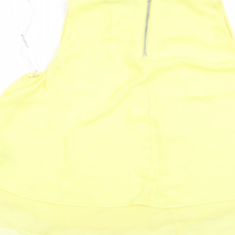 Atmosphere Womens Yellow    Blouse Size 6