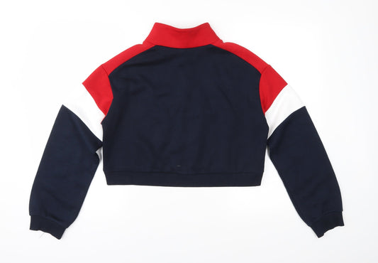 Divided Womens Black  Jersey Pullover Sweatshirt Size XS  - Cropped