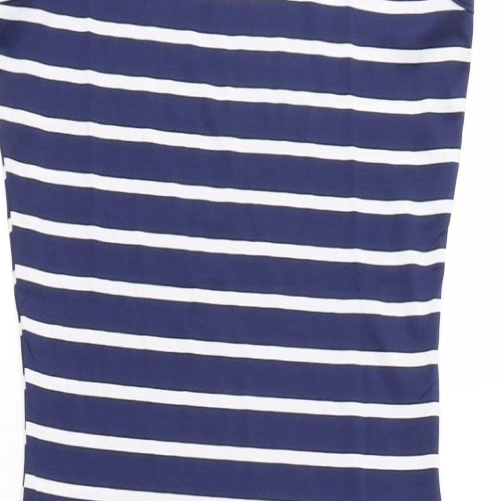 SheIn Womens Blue Striped  Shift  Size S