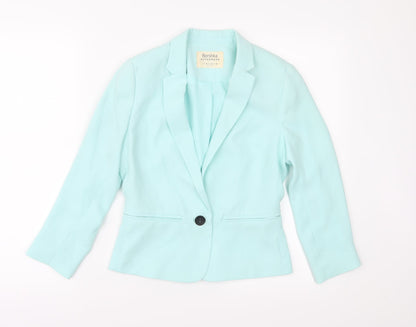 Womens UK Size S Bershka Green Jacket
