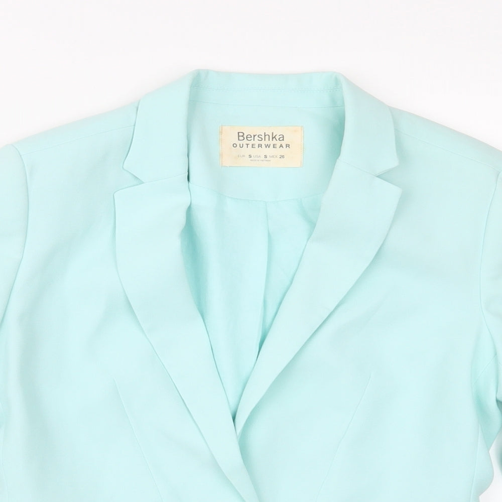 Womens UK Size S Bershka Green Jacket