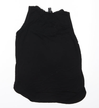 Primark Womens Black  Jersey Basic T-Shirt Size 6