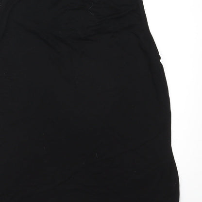 Primark Womens Black  Jersey Basic T-Shirt Size 6