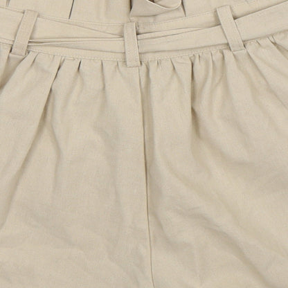 PRETTYLITTLETHING Womens Beige   Hot Pants Shorts Size 4