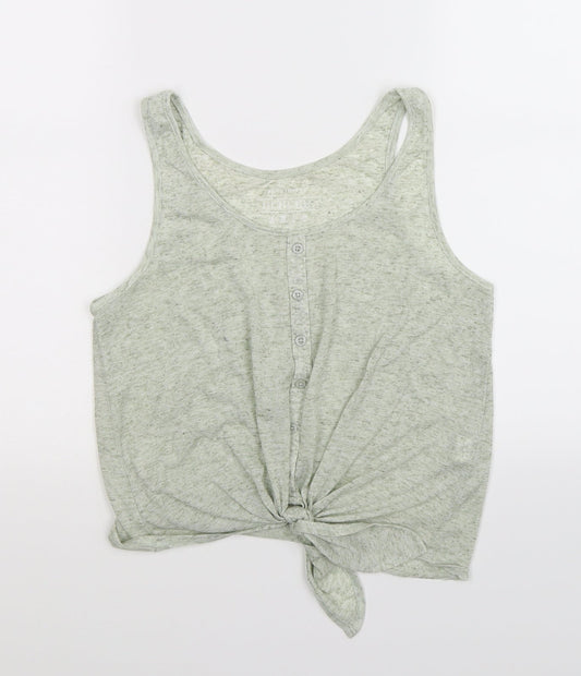 Womens UK Size 8 Atmosphere Grey Basic Tank