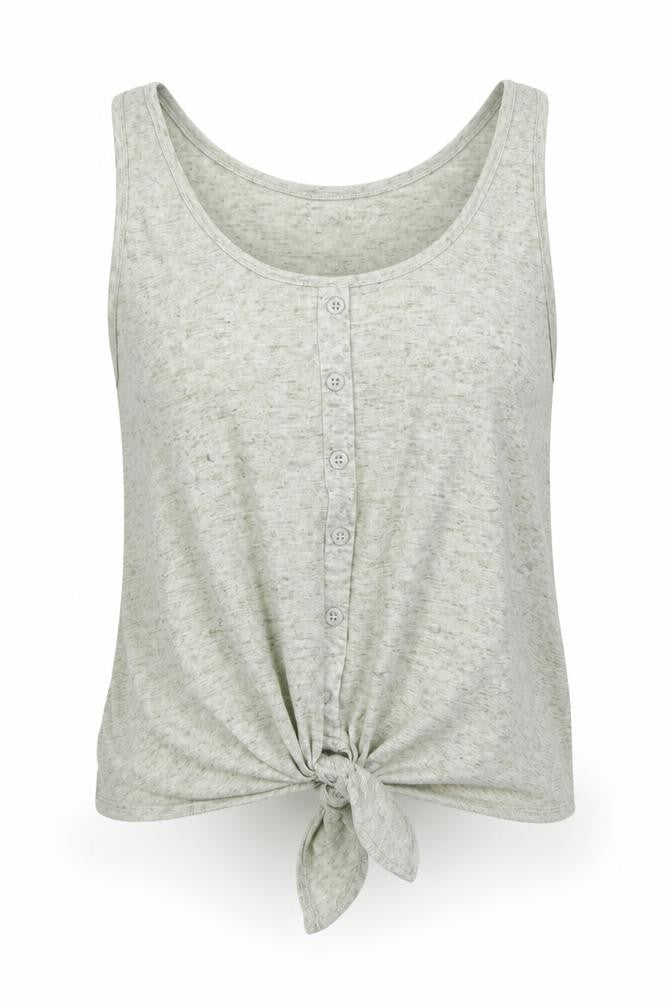 Womens UK Size 8 Atmosphere Grey Basic Tank