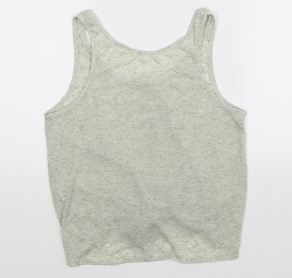 Womens UK Size 8 Atmosphere Grey Basic Tank
