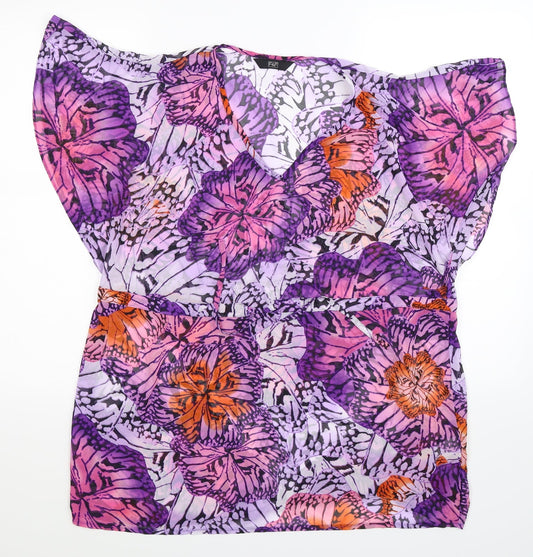 F&F Womens Multicoloured Floral  Camisole Blouse Size 14