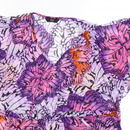 F&F Womens Multicoloured Floral  Camisole Blouse Size 14