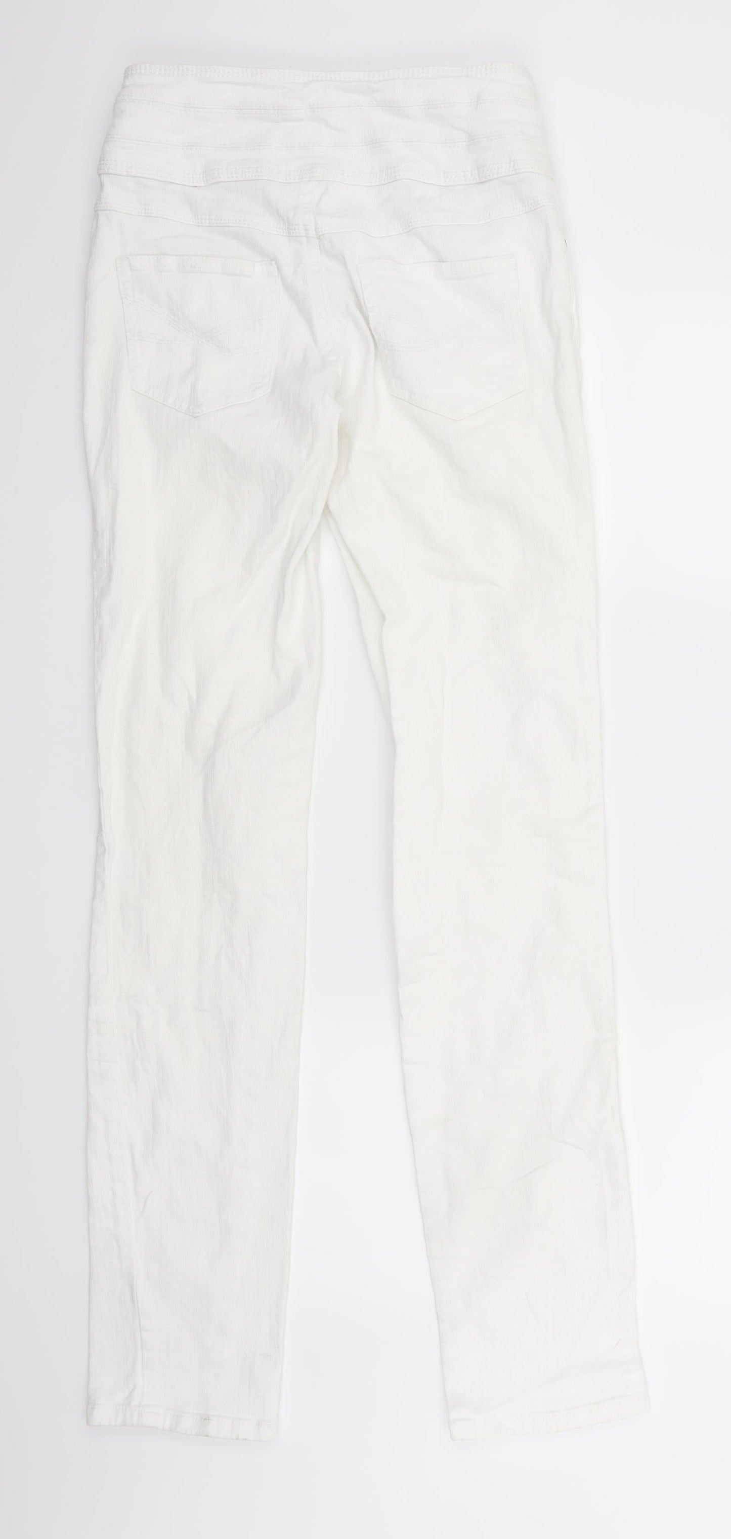 John Baner Womens White  Denim Skinny Jeans Size 8 L34 in