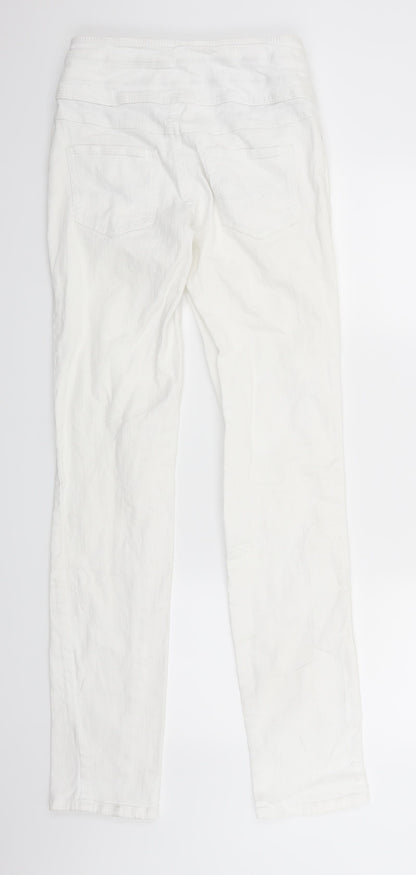 John Baner Womens White  Denim Skinny Jeans Size 8 L34 in
