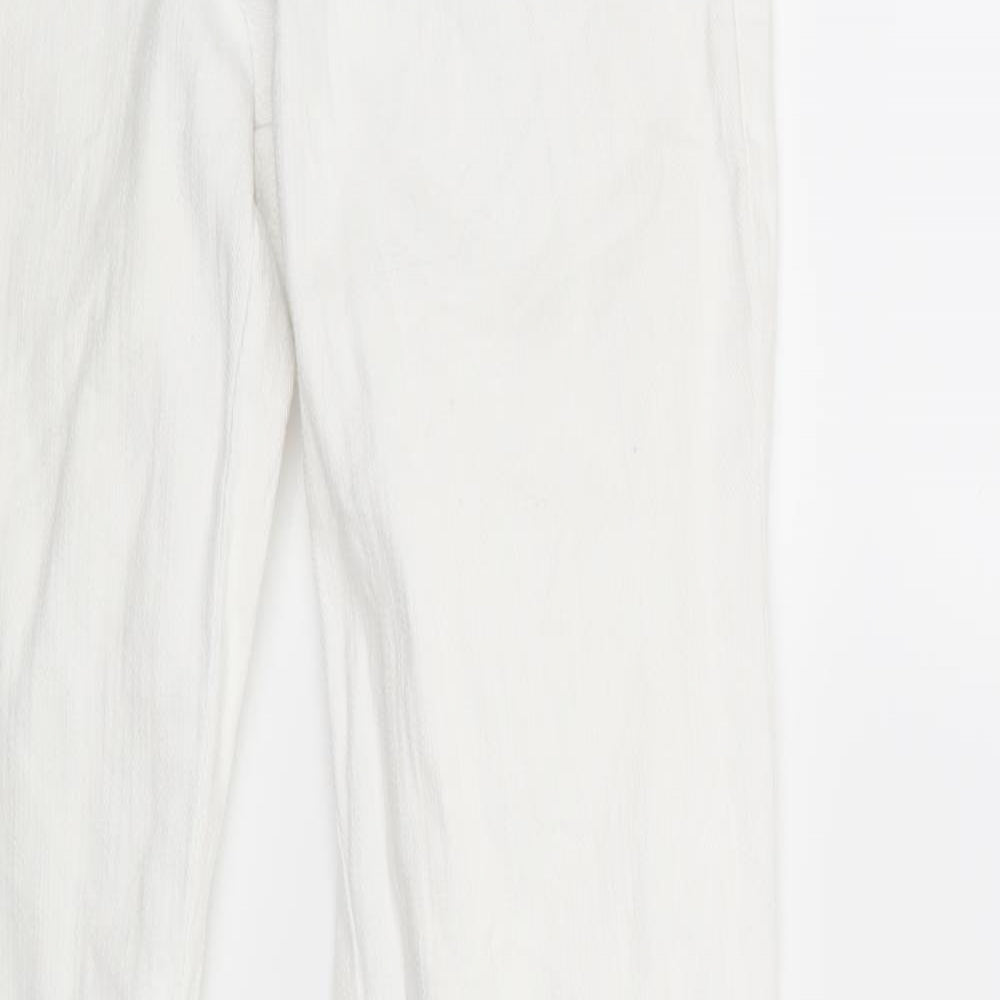 John Baner Womens White  Denim Skinny Jeans Size 8 L34 in