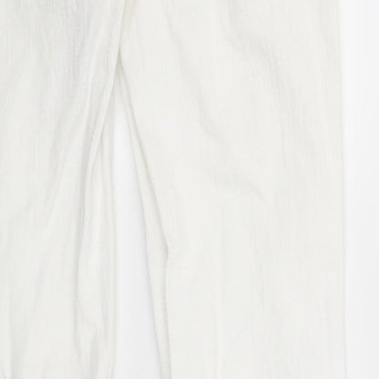 John Baner Womens White  Denim Skinny Jeans Size 8 L34 in