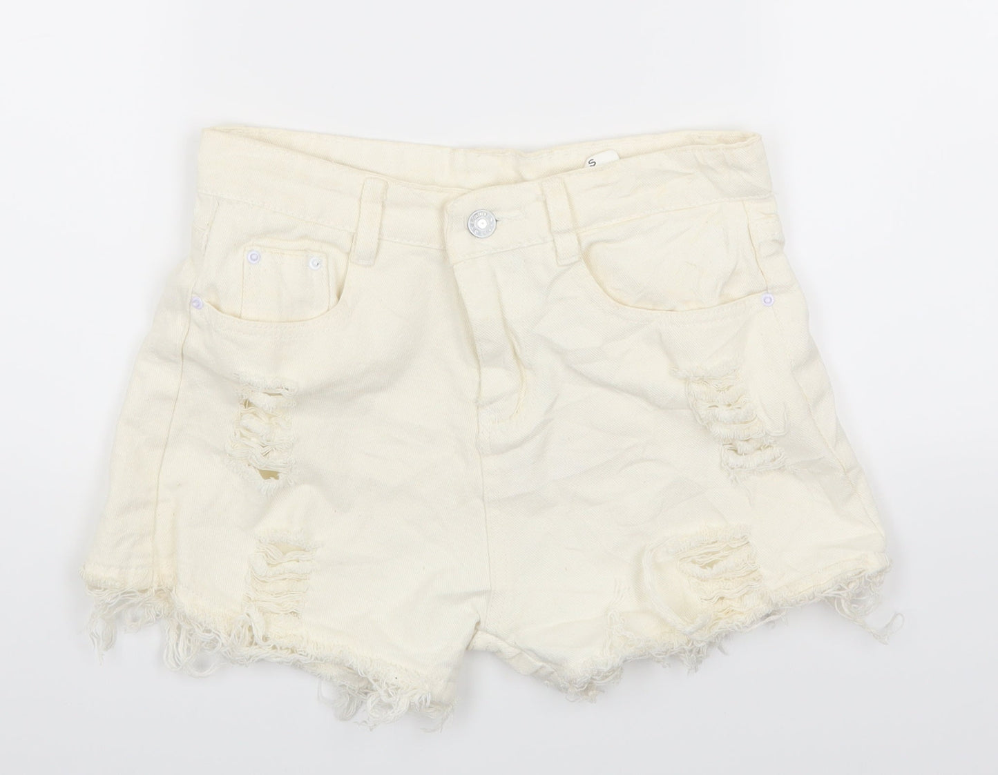 Womens UK Size S Preworn Extra-Slim Fit Hot Pants Shorts