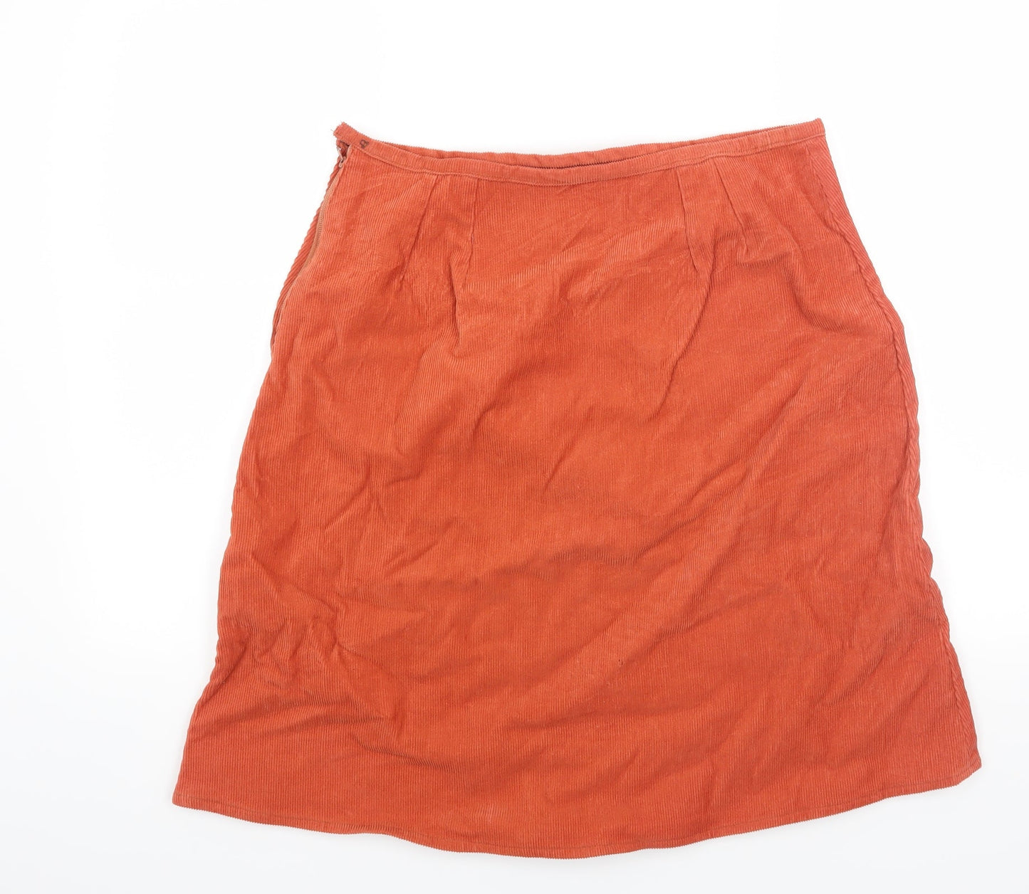 Womens UK Size 12 Preworn A-Line Corduroy Skirt