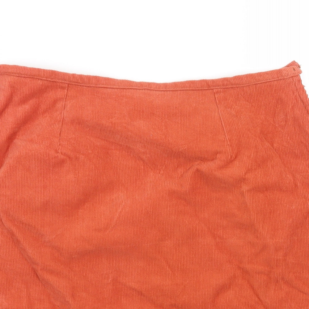Womens UK Size 12 Preworn A-Line Corduroy Skirt