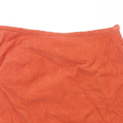 Womens UK Size 12 Preworn A-Line Corduroy Skirt