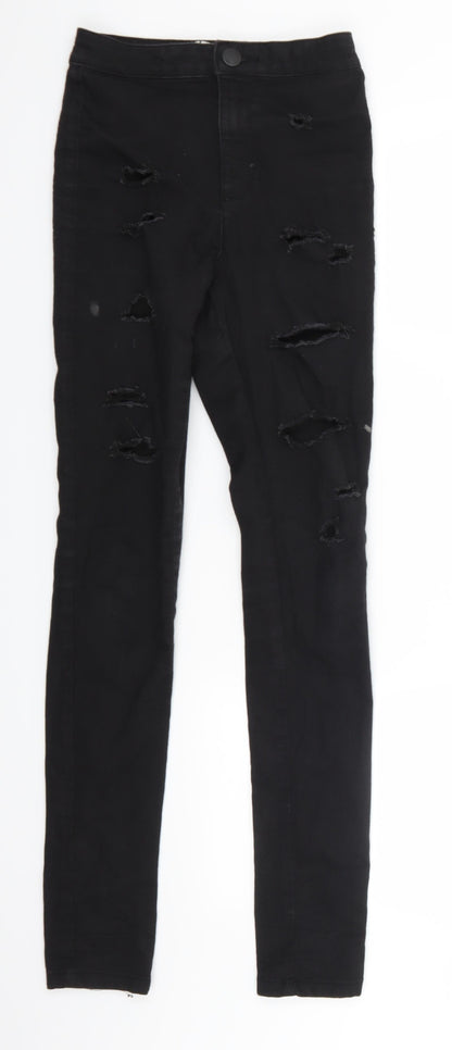 Womens UK Size 6 Miss Denim Extra-Slim Fit Jegging Black Jeans