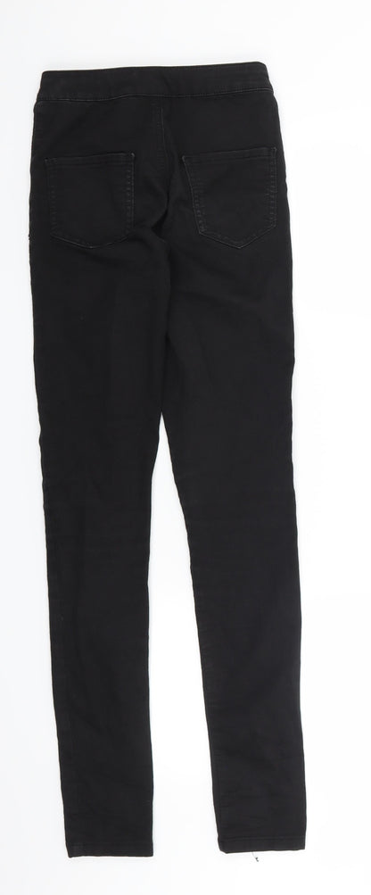 Womens UK Size 6 Miss Denim Extra-Slim Fit Jegging Black Jeans