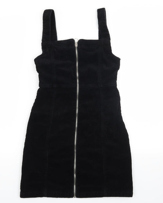 Denim Co Womens Black  Corduroy Bodycon  Size 6