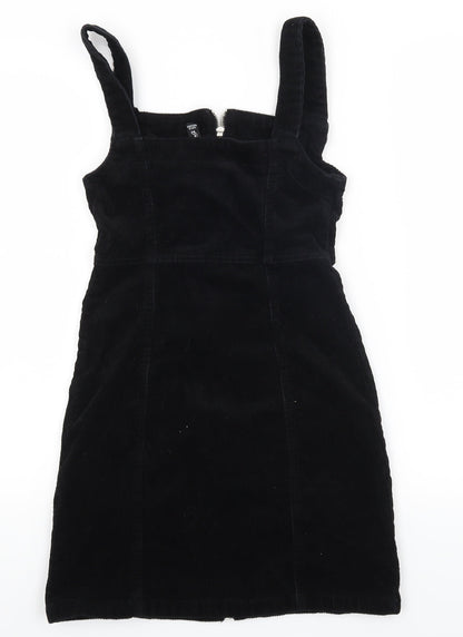 Denim Co Womens Black  Corduroy Bodycon  Size 6