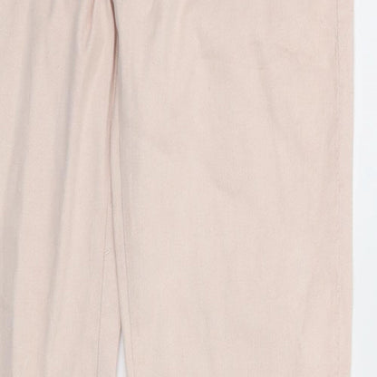 Zara Womens Pink  Denim Skinny Jeans Size 12 L30 in